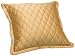 Croscill White Label Lux Square Pillow, Gold