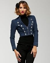 Front Lines Military Crop Jacket