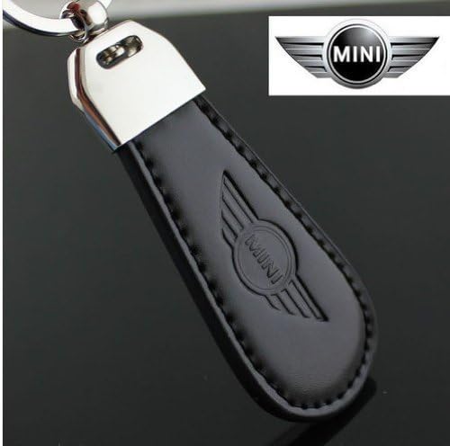 New BMW MINI logo Leather Key Chain key ring COOPER Clubman JCW Countryman by zhenghong