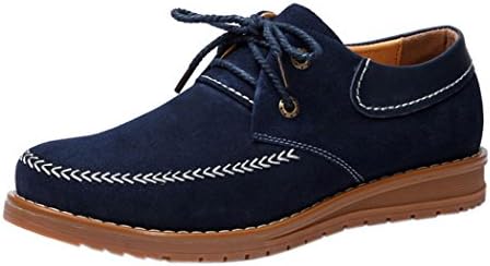 KAMEIQI Men Casual Fashion Restoring Ancient Ways Leather Sandals(7.5D(M)US,dark blue)