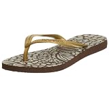 Havaianas Women's Slim Animals Sandal,Dark Brown,39/40 BR
