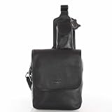 Produkt-Bild: Crossbag Bodybag Umh&auml;ngetasche Leder Leconi LE3007