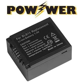 SterlingTek's POWWER Panasonic DMW-BLB13PP ID secured battery 1850 mAH