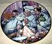 Search : The Three Stooges Plate - Franklin Mint Collector's Plates 1994 Cooking Lessons