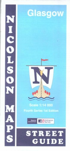 Glasgow Street Guide (Fourth Series) Nicolson Map 2011***