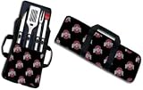 Two Dogs Designs 4-PC Barbecue Utensil Set and Carrier, Ohio State