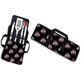 Two Dogs Designs 4-PC Barbecue Utensil Set and Carrier, Ohio State by Two Dogs