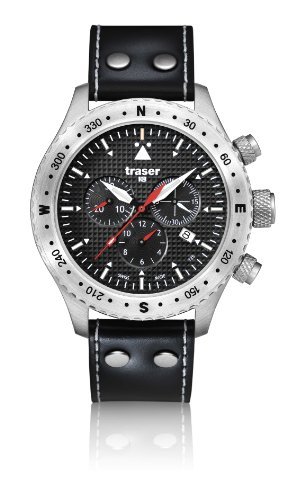 Traser Aviator Jungmann Chronograph Watch w/ 