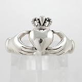 Irish Friendship / Love Claddagh Ring in Sterling Silver, #2601