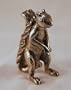 Squirrel Poker Figurine Protect Your Nuts