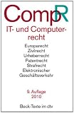 Computerrecht - Textausgabe mit Sachregister - Jochen Schneider