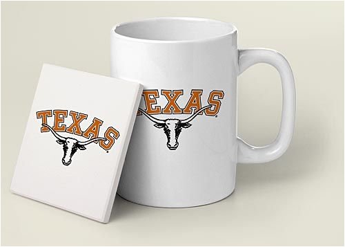 Texas Longhorns NCAA Absorbastone Mug and Coaster Combo Set