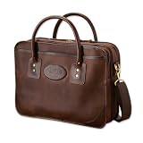 Bullhide Leather Extra-Capacity Briefcase--NEW and Improved