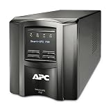 APC Smart UPS SMT750I, USV 750VA Tower, bis zu 17 min. &Uuml;berbr&uuml;ckungszeit bei Stromausfall, LCD Panel, ECO Mode - Stromsparfunktion