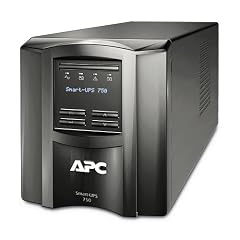 APC Smart UPS SMT750I, USV 750VA Tower, bis zu 17 min. �berbr�ckungszeit bei Stromausfall, LCD Panel, ECO Mode - Stromsparfunktion
