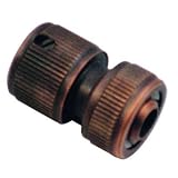 蛇口 部品 立水栓/水栓柱に蛇口先端金具 ホースカプラ ブロンズ