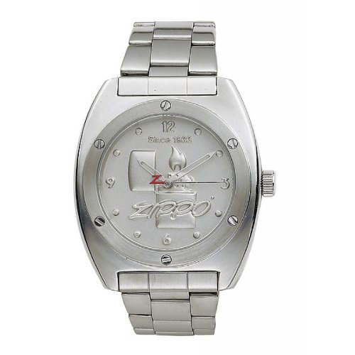 Zippo Watch, Modell BIZ-3, mit Zippo-Logo, Stahlband WEEE-Reg.-Nr. DE66709442
