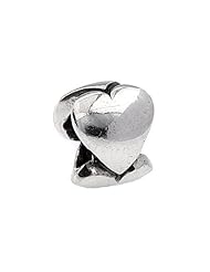SilveRado(tm) MS226 Sterling Silver Three Hearts Bead / Charm