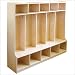 Early Childhood Resources 5 Section Coat Locker