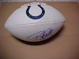 Reggie Wayne Autographed Indianapolis Colts Full Size NFL Football