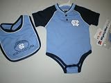 North Carolina Tar Heels Mighty Mac Baby Onesie, Bib, and Booties