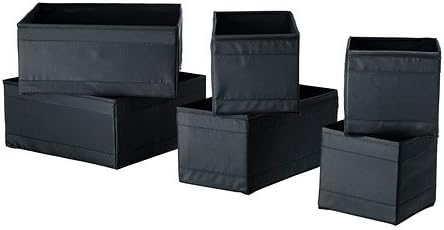 Ikea Drawer Storage Organizer Black Skubb (18 Pack)