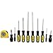 Stanley? Standard Fluted Screwdriver Set, 10 Piece With Tape - Set of 3
