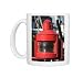 Red port lantern on old ship, Plymouth, Devon, UK Photo Mugs