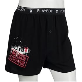 Playboy Men's Survivor Knit Boxer