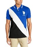 U.S. Polo Assn. Mens Color Block Polo With Big Pony