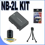 BigVALUEInc Accessory Saver NB-2L Lithium Ion Battery/Rapid Charger 28mm Filter Kit Bundle for Canon MiniDV Camcorders + MORE