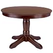 American Simplicity Pedestal Table - Warm Walnut