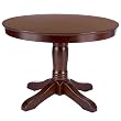 American Simplicity Pedestal Table - Warm Walnut