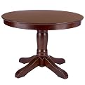 American Simplicity Pedestal Table - Warm Walnut