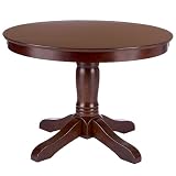 Review Winshine  / American Simplicity Pedestal Table - Warm Walnut