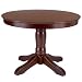 Kitchen & Housewares : American Simplicity Pedestal Table - Warm Walnut