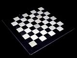 Black & Tan Marble Chess Game Board - 12 Sq.