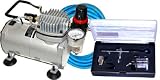 Beginner/Starter DUAL-ACTION Siphon AIRBRUSH/COMPRESSOR