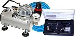Beginner/Starter DUAL-ACTION Siphon AIRBRUSH/COMPRESSOR