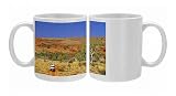 JLR-284 Canning Stock Rooute with 4WD Little Sandy Desert Photo Mugs