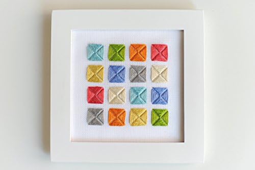 Mini Wall Hanging Cubes in Sorbet Colors