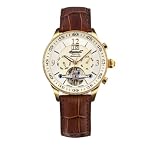 Ingersoll Herren-Armbanduhr XL TOPECA 2 Analog Automatik Leder IN1703GCR