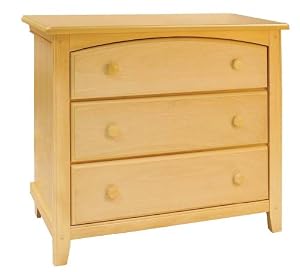 Bassettbaby Mission 3 Drawer Dresser - Natural