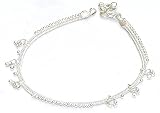 Ankle Chain Pairs Handcrafted Foot Jewelry in Silver 10.50 inches (sanklt005b) Reviews 41sI06AZRYL. SL160 Ankle Chain Pairs Handcrafted Foot Jewelry in Silver 10.50 inches (sanklt005b) Reviews