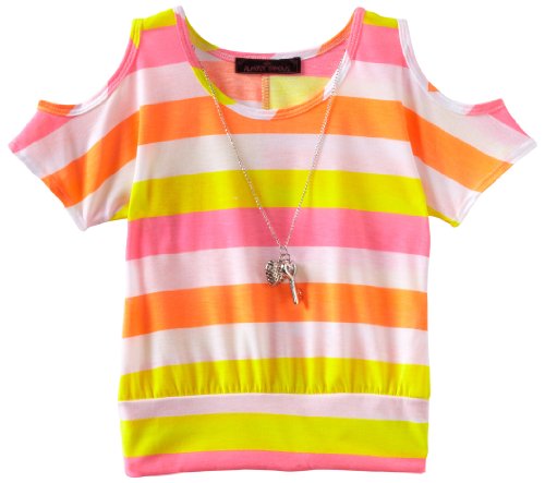 Almost Famous Girls 7-16 Multi Stripe Top
