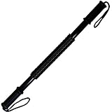Kabalo 40kg Resistance Flexible Stretch Bar Strong Bendy Spring Pro Power Twister Bar Exercise Accessory (black)