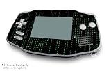 Matrix Style Code Design GameBoy Advanced Decorative Protector Skin Decal Sticker