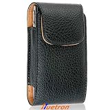 Genuine Leather Vertical Pouch Case with Swivel Belt Clip and Flip for Apple Iphone Itouch(1,2,3) Iphone 3g ,3g S/ Samsung I607 Blackjack I617 Blackjack Ii I325 Ace A827 M800 Instinct / Blackberry 8300 8830 8800 Bold 9000 Storm 9500 9530 / Motorola Q9m Q9c Q Q9h / Htc Touch Hd Excalibur Dash S620