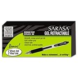 Sarasa Gel Retr Roller Ball Pen Bonus Box - TRS Black Brl, Black Ink, Med, 24/Pk(sold in packs of 3)