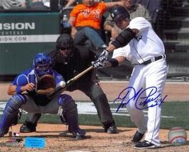 Miguel Cabrera Autographed Detroit Tigers 8x10 Photo #4 - Home Contact with Ball